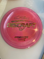 DISCRAFT 5x Paul McBeth Swirly ESP Plastic AVENGER SS Distance Driver – Pink