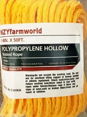 1/4 inch x 50ft- All-Purpose Utility Polypropylene hollow braided Rope