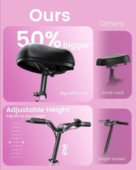 Gyroor C1Pro 550W Electric Scooter with Dual Baskets Pets Friendly