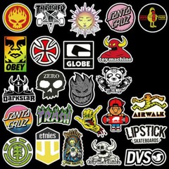 100 Skateboard Stickers Bomb Luggage Laptop Graffiti Tide Brand Decals Pack Lot