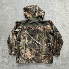 Red Head Jacket Youth M Brown Camouflage Anorak Hooded Insulated Lined Hunting