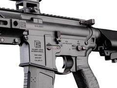 6mmProShop SAI Licensed GRY AR-15 Airsoft AEG Rifle (Black / 6.5″ / Gun Only)