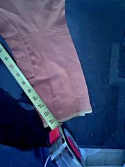 Women’s Dark Tan Riding Breeches Pants Knee Patch Equestrian 32×23