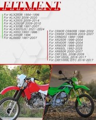 Motorcycle Foot Pegs Pedals Footrests For KLX250/300, XR250R/400R/650L,