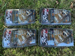 4 packs Rage CROSS BOW Hypodermic NC No Collar mechanical Broadheads 100 Grain