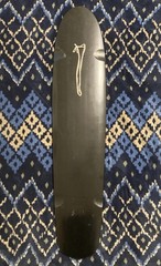 New Cruiser Longboard Black Skateboard Deck 43 7/8 x 9 1/2 Misfits Convex Rad