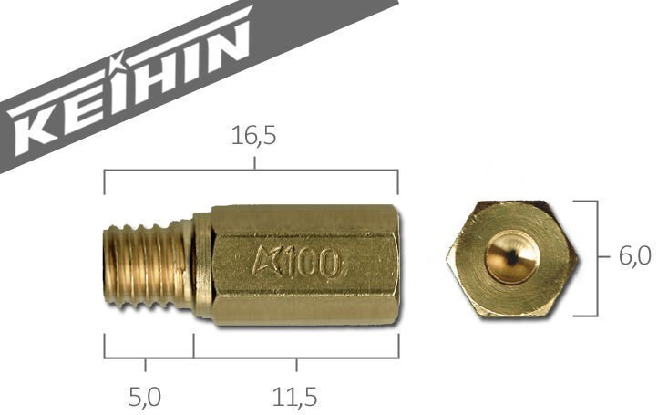 Genuine Keihin Main Jet 99101-357 PWK PWM PJ PE FCR CR Sudco Authorized Dealer!!