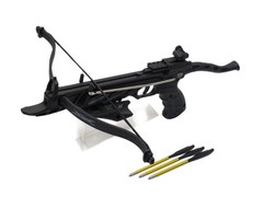 KingsArchery Crossbow Handheld Self-Cocking 80LBS Archery Bow Aluminum Arrow