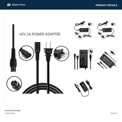 1x NEW Jetson Plasma All-Terrain Hoverboard Charger Compatible with FY0424200850