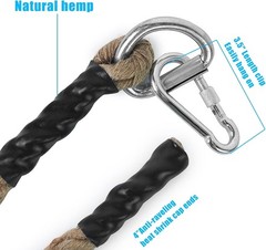 Heavy Duty Gym Climbing Rope 120 Inches for Strength and Coordination Training