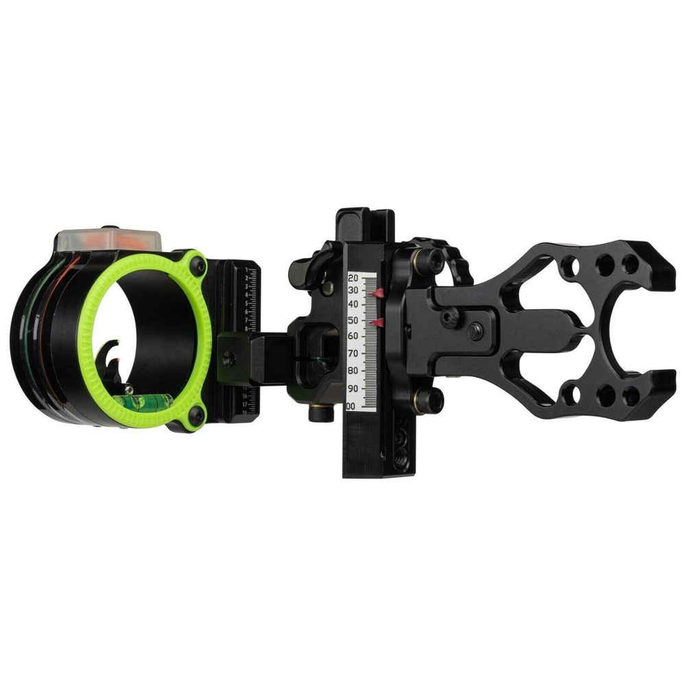 New Black Gold Mountain Lite Dual Trac Moveable 2 Pin .019″ RH Bow Sight AMLDT2