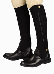 TuffRider Adult Grippy Nubuck Half Chaps Chocolate XL