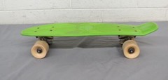 Yocaher Punked City Cruiser New York Skateboard Molded Green Plastic Skateboard
