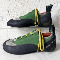 Evolv Spark Climbing Shoes Trax Rubber Green Lace Up Men’s US 10.5 EU 44