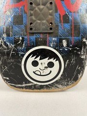 Zero Jon Allie Eye Eyeball Shaped SHALLOW GRAVE Skateboard Deck 9.75 BLACK