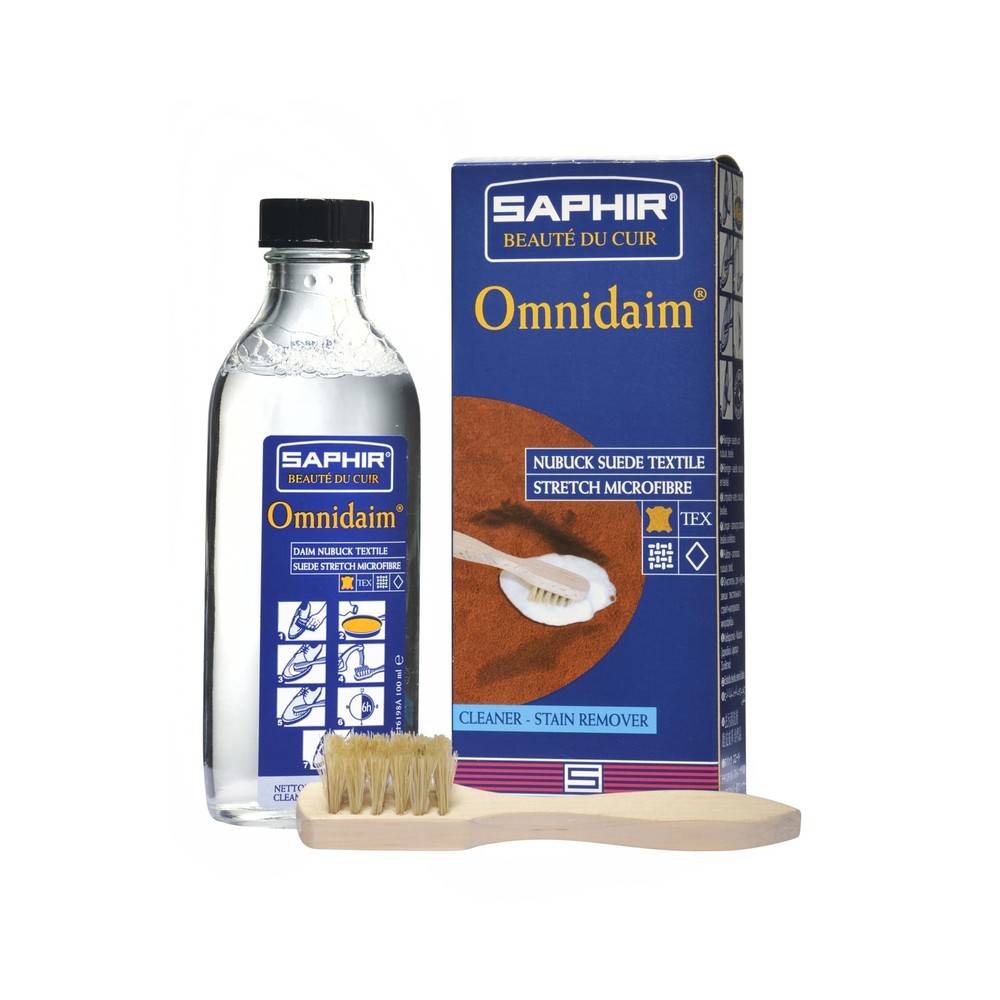 Saphir Cleaner Suede Nubuck Leather Omnidaim 100