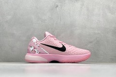 N K Kobe 6 Protro New Pink Cherry Blossom Pink Black PE2025-108 Men’s Size 4-14