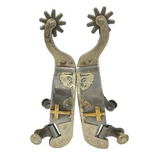 AJ Tack Sweet Iron Praying Cowboy Spurs – Mens