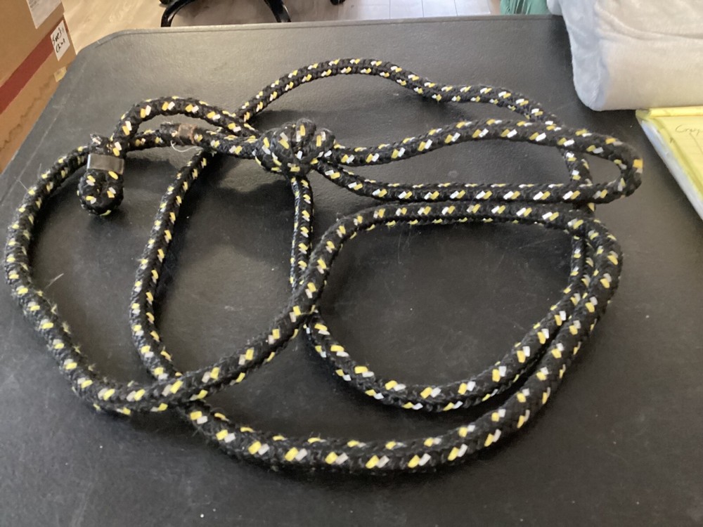 8′ Long Black and White Rope