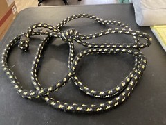 8′ Long Black and White Rope