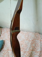 Vintage 1953 Rare Fred Bear Grizzly Glass-Powered 8R9913 56″ 40# RH Recurve Bow