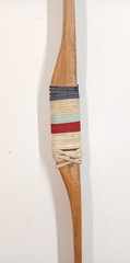 VERY OLD 60″ ENGLISH WOODEN LONGBOW HUNTING BOW 20 LB 25″ PULL FREE SHIPPING