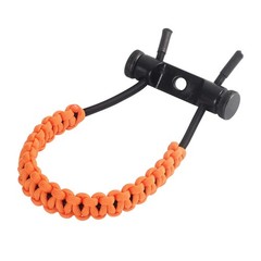 SOPOGER Archery Bow Wrist Sling Adjustable Hunting Strap Braided Orange