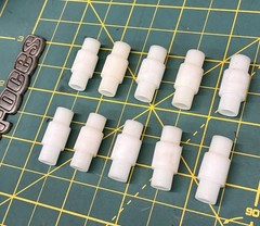 ROCES Inline White Nylon Axles Spacer [ 10 Pack ] Aggressive Recreational Skates