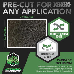 5″X7″ Multi-Purpose Rubber Grip Tape – Anti-Slip Adhesive Rubber