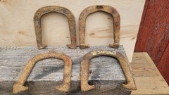 VINTAGE Official Diamond Duluth Super Ringer 2 1/2 lbs Horseshoes Set of 4