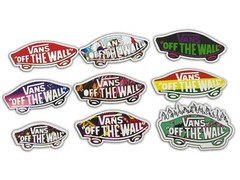 100 PCS VANS OFF THE WALL Logo Decal Sticker Skateboard Laptop Stickers Lot