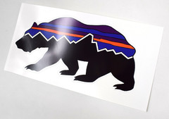 PATAGONIA Bear Decal Sticker – Water-Resistant * 6.5 in. x 3 in.