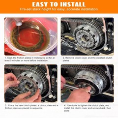 Twin Cam Extra Clutch Friction Plate Kit Harley