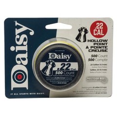 Daisy .22 Caliber PrecisionMax Hollow-Point Pellets, 500-Count for Air Guns