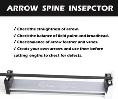 Archery Arrow Spinner Tester Balance Straightness Inspector Archery Spine Tool