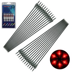 6/12/24pc 31 Inch Mixed Carbon Arrows Target +6 Red Lighted Nocks 7.62mm Hunting