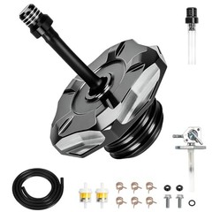 CNC Aluminum Motorcycle Gas Cap Compatible with CRF110 CRF125, Dirt Bike Fuel