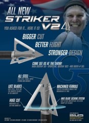 G5 Outdoors Striker V2 Fixed Broadhead 125 Grain Crossbow 3/Pack – Open Box