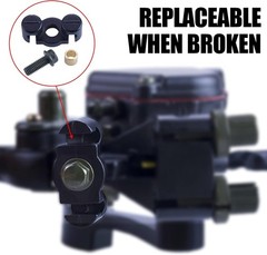 7/8 Inch Thumb Throttle Dual Brake Lever for 50cc 90cc 150cc 250cc ATV Quad