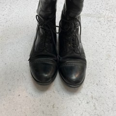 Ariat Heritage Contour Riding Tall Boots Womens 8.5 Black Leather Equestrian