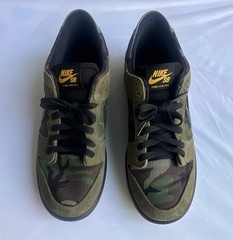 Nike SB Dunk Low Pro Camo Multi-Color Skateboarding Shoes US 10 Medium