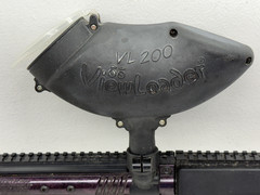 Vintage TIPPMANN Model 98 Purple Marbleized Paintball Gun Marker UNTESTED READ