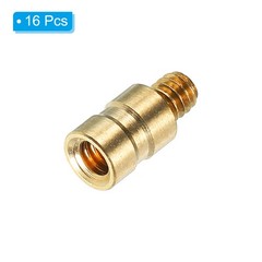 16Pack 25 Grain Archery Arrow Brass Insert for 6.2mm Carbon Arrows