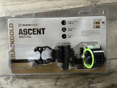 Black Gold Ascent Whitetail Single Pin Compound Bow Sight Left Hand