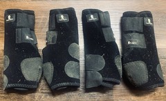 FULL SET~4 Classic Equine Legacy Sport Boots XL Black SMB Front & Hind Support