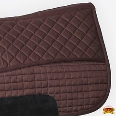 32 In x 36 In HILASON Western All Purpose Horse Saddle Pad Brown