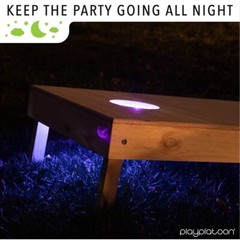 LED cornhole board Lights 2PK for Night Play Cornhole Accessory-PURPLE, GREEN