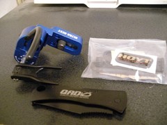 NEW LEFT HAND HOYT QAD Ultra Arrow Rest BLUE Drop Away LH Free Knife Included