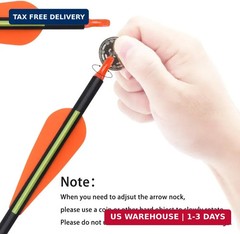Carbon Arrow Hunting Arrows 26 28 30 Inch with 100 Grian Removable Tips for Comp