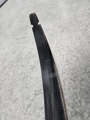 Bear Archery Black Bear Glass Powered Vintage Recurve Bow Brown 45lbs. 60in.